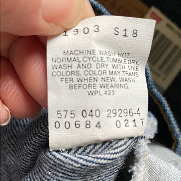 Vintage Levis BELL BOTTOMS Jeans Orange Tab 70s Style Retro Denim Hemmed Mens 33 - Picture 12 of 14